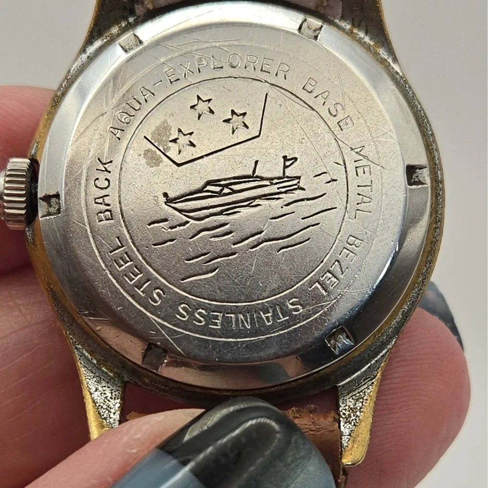 Jules Borel & Co. Mallard Aqua-Explorer Manual Wind 17Jewel Incabloc Watch.NOTES